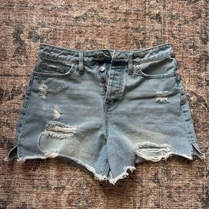 YMI mom fit shorts- worn once!